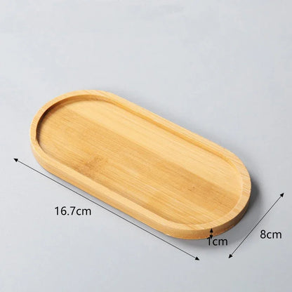 Bandeja de Bamboo decorativa