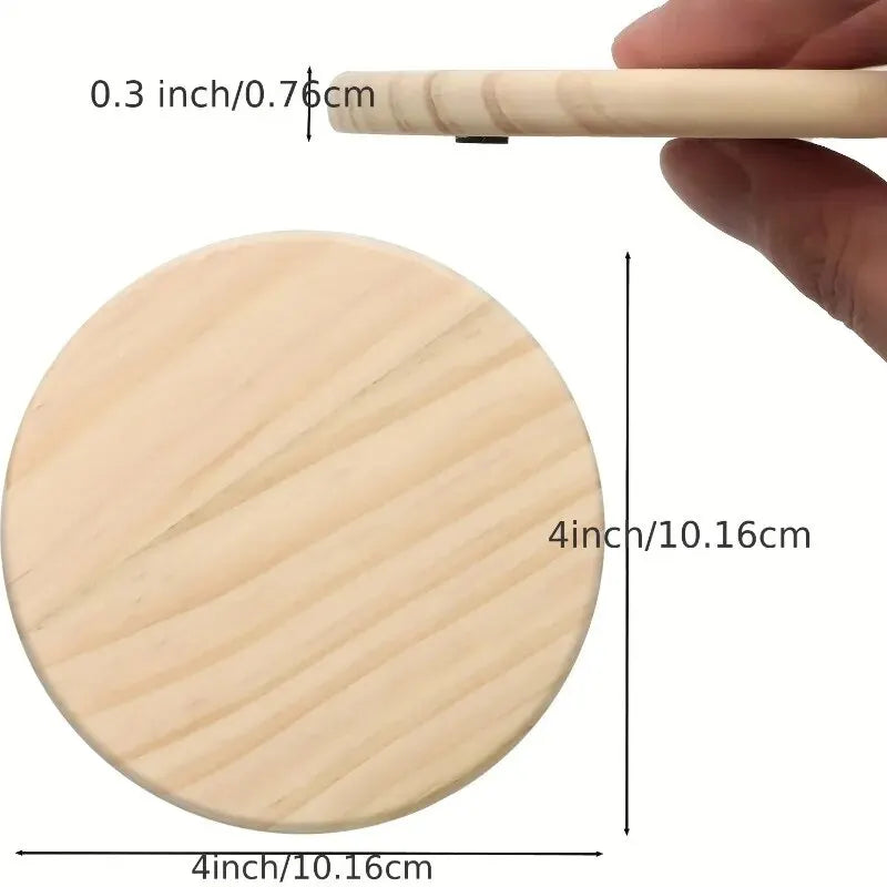 Juego de Posavasos de Madera Virgen (5 unidades)